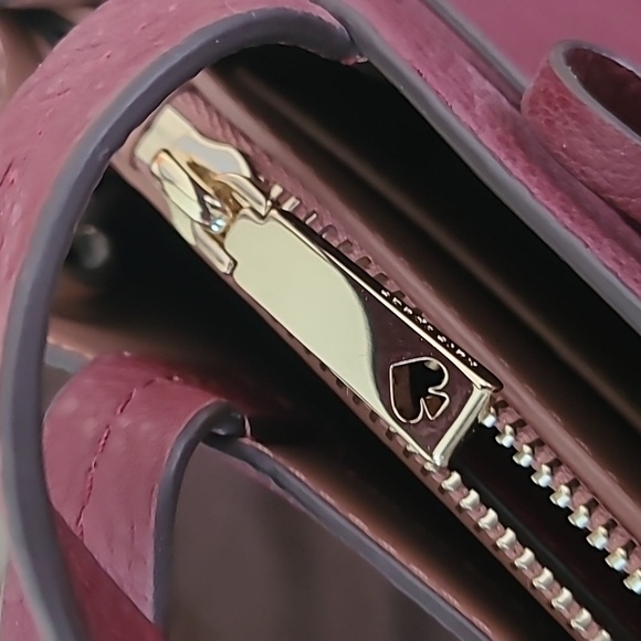 Kate Spade Plum Leather Crossbody Bag - Picture 4 of 11